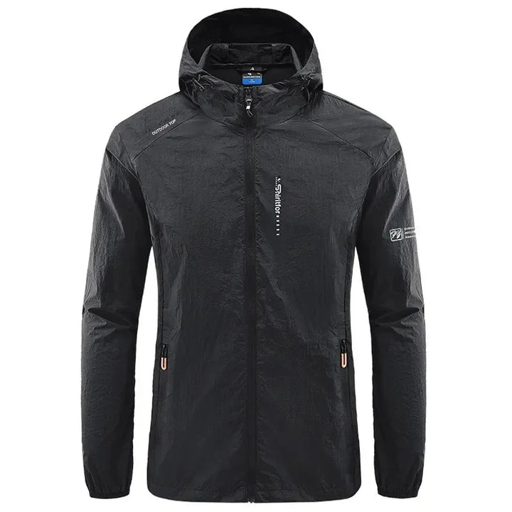 Waterproof Outdoor Jacket with Pocket and Zipper
