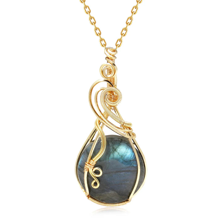 "Eye of the Universe" Labradorite Pendant
