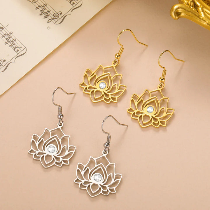 Lotus Reflection Earrings