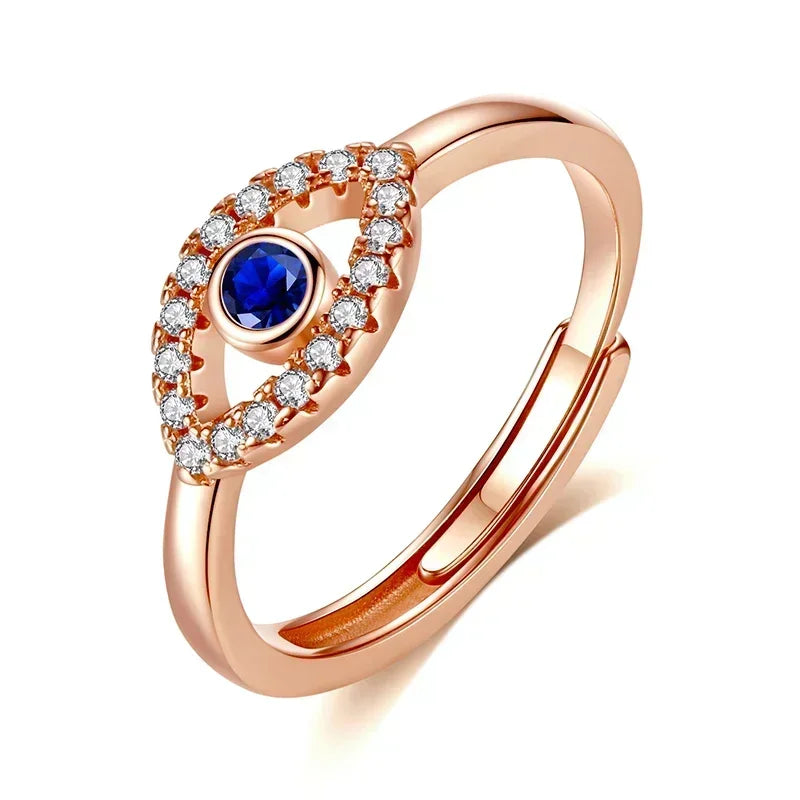 Adjustable Ring "Evil Eye"