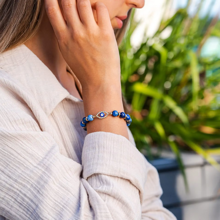 "Eye of Truth" Bracelet in Lapis Lazuli