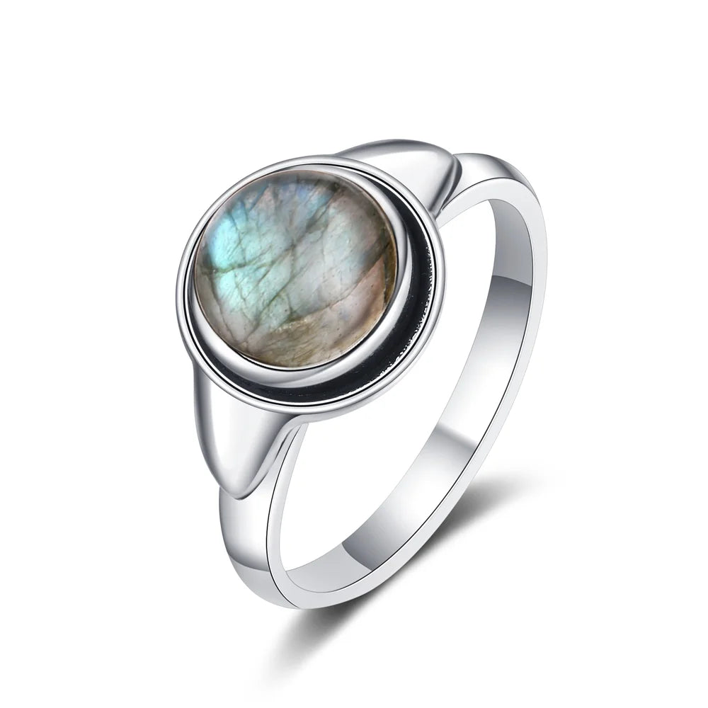"Divya" Ring in Labradorite