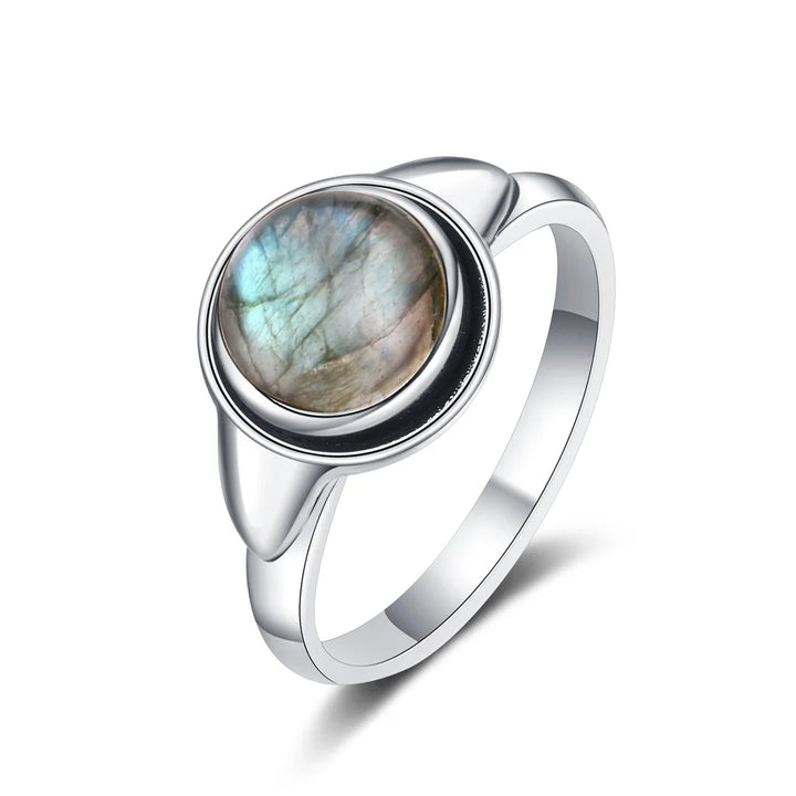 "Divya" Ring in Labradorite