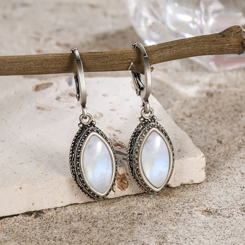 "Calm & Light" Moonstone Earrings