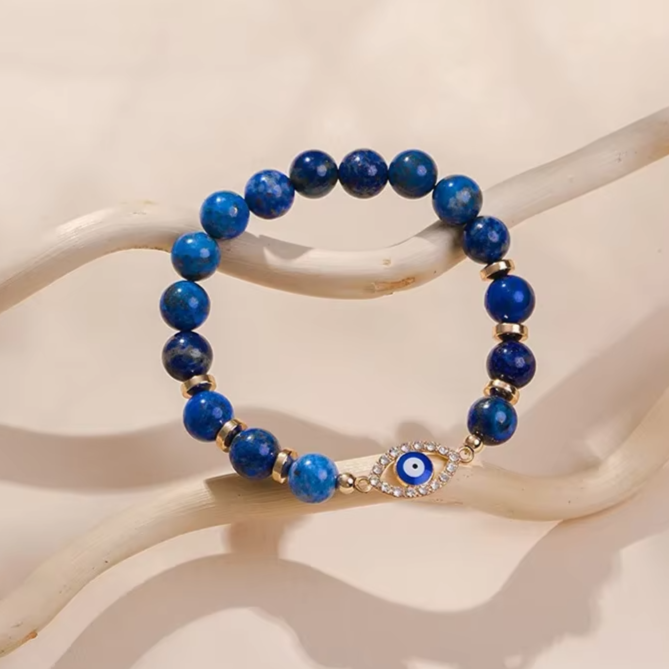 "Eye of Truth" Bracelet in Lapis Lazuli