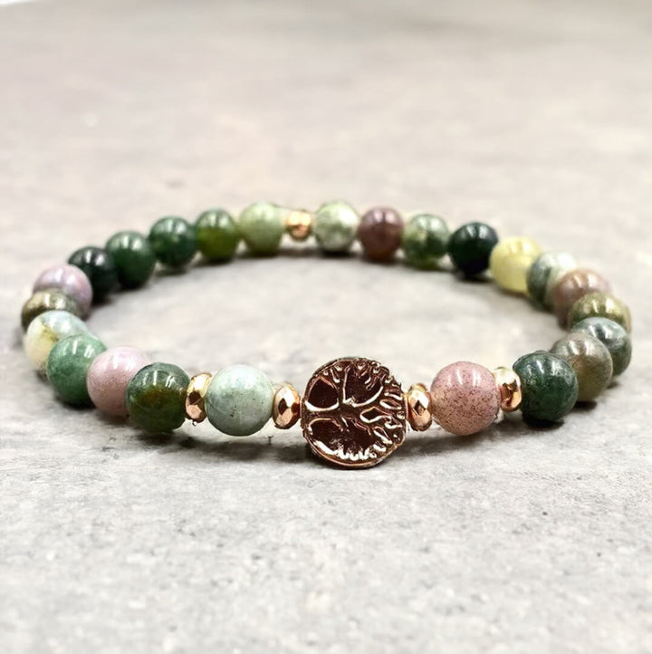 "Inner Balance" Bracelet in Indian Agate