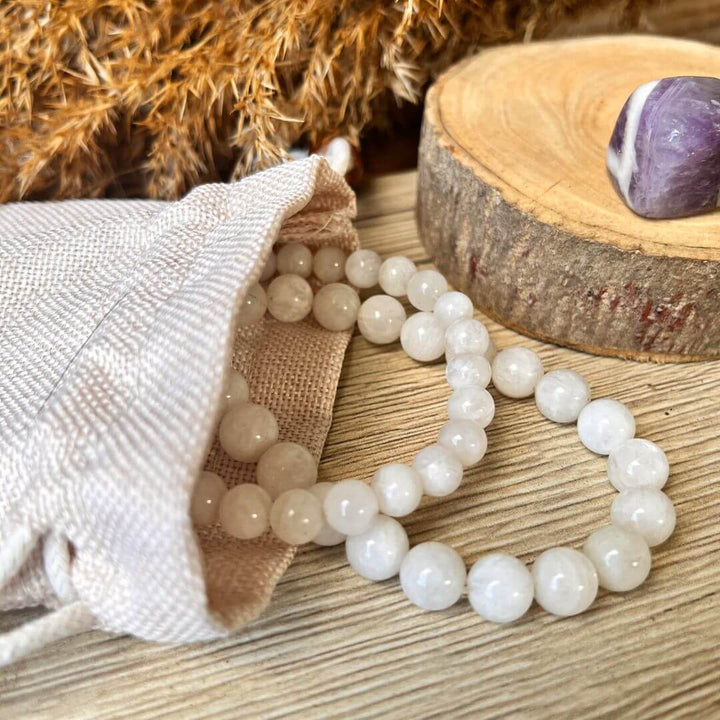 "Feminine Sensitivity" Moonstone Bracelet