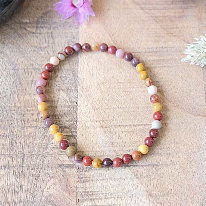 Fine Bracelet in Natural Stones of 4mm