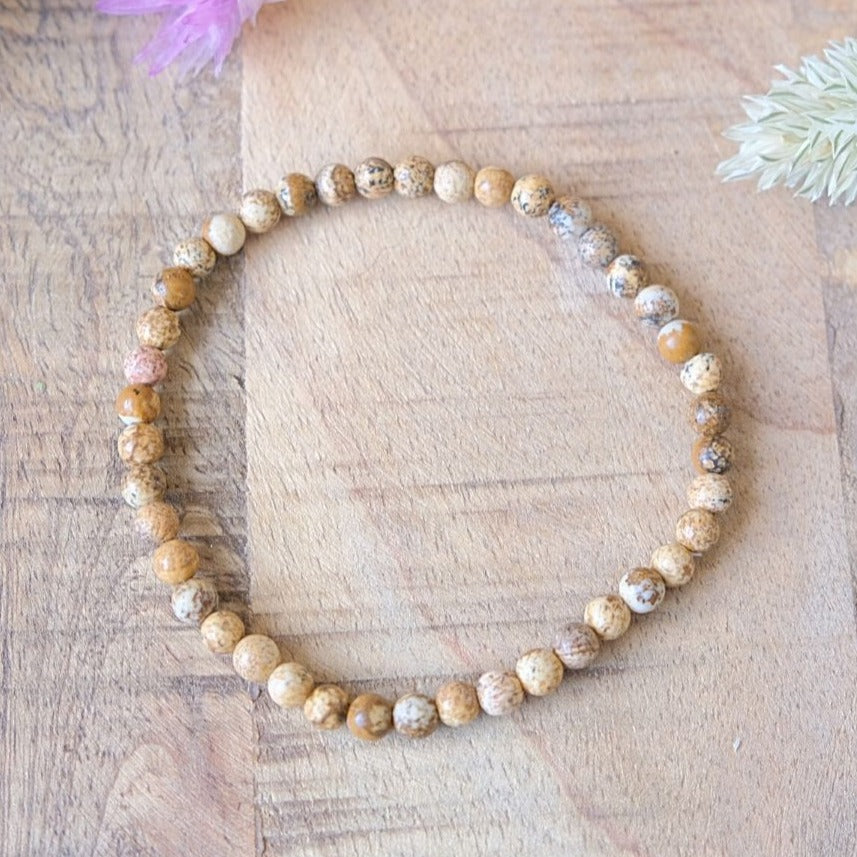 Fine Natural Stone Bracelet of 4mm