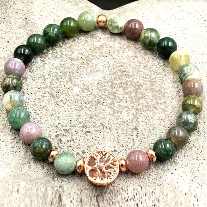 "Inner Balance" Bracelet in Indian Agate