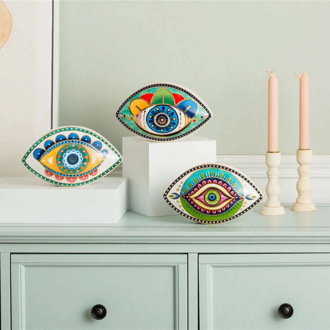 Spiritual Guardian – "Evil Eye" Ceramic Decoration