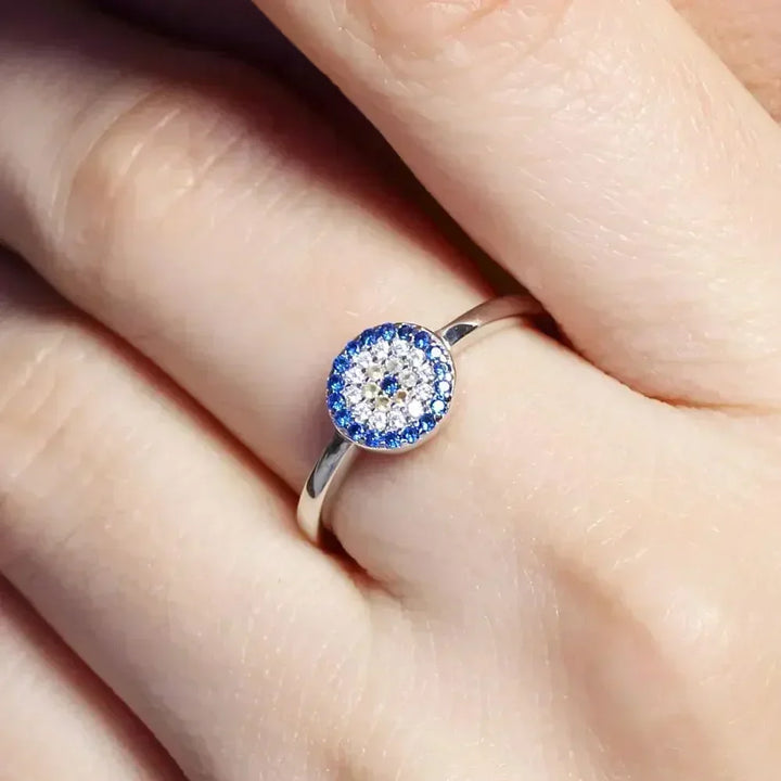 Blue Eye Protection Ring