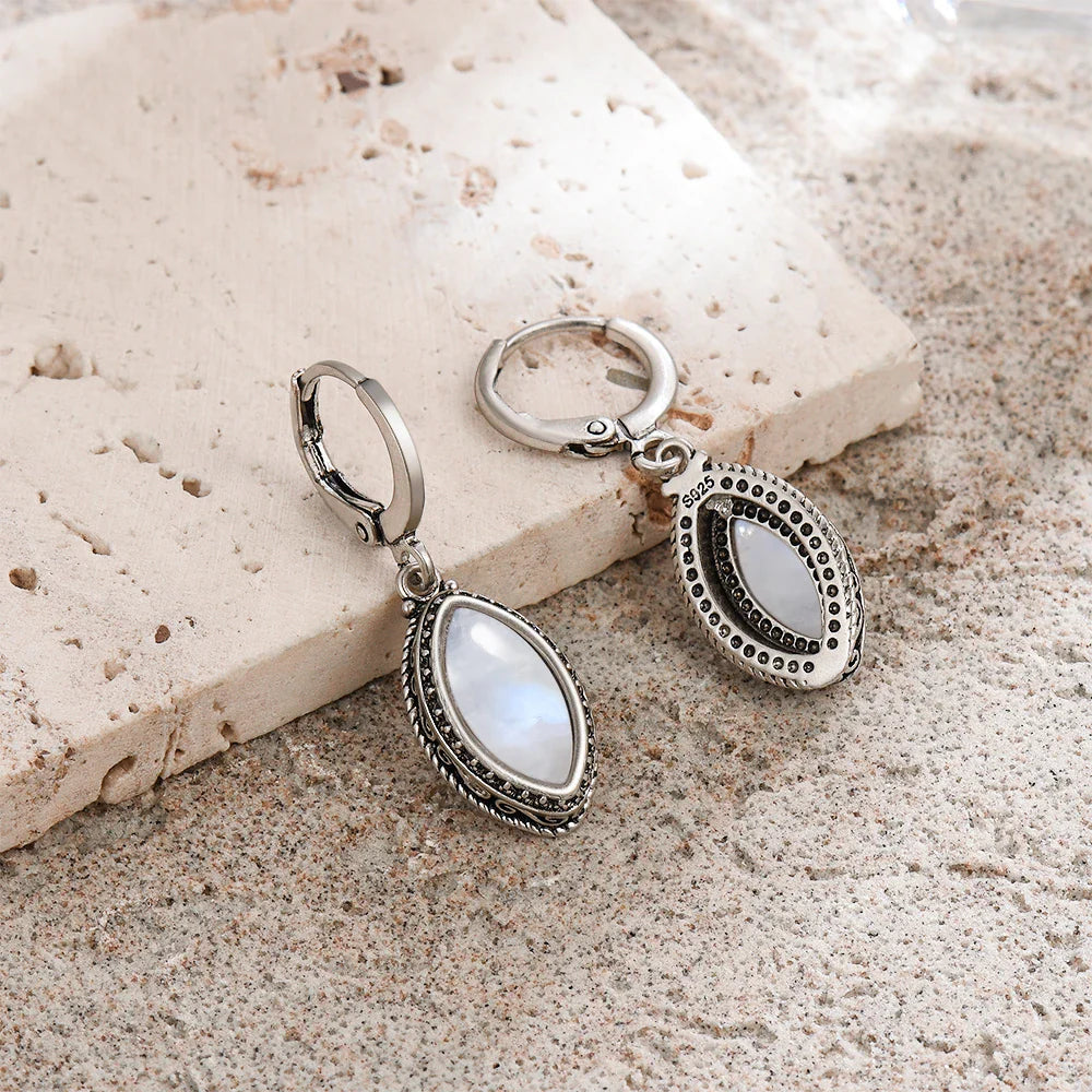 "Calm & Light" Moonstone Earrings