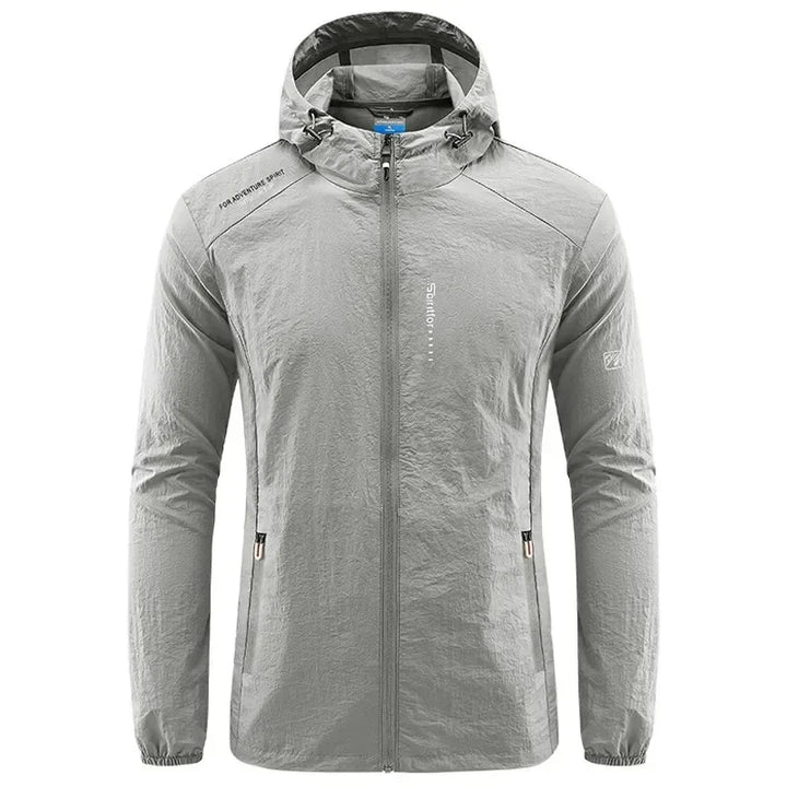 Waterproof Outdoor Jacket with Pocket and Zipper