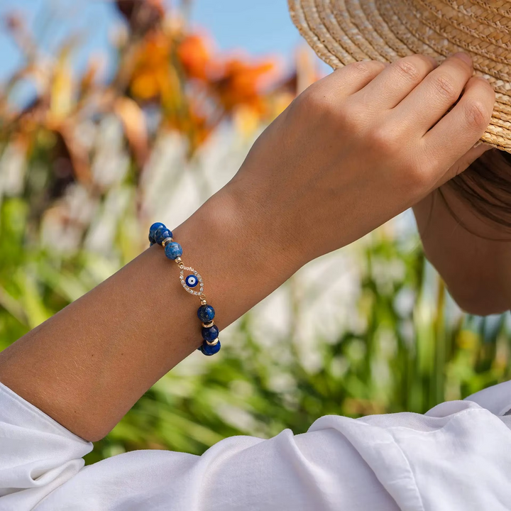 "Eye of Truth" Bracelet in Lapis Lazuli