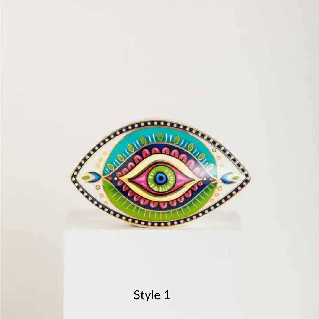 Spiritual Guardian – "Evil Eye" Ceramic Decoration