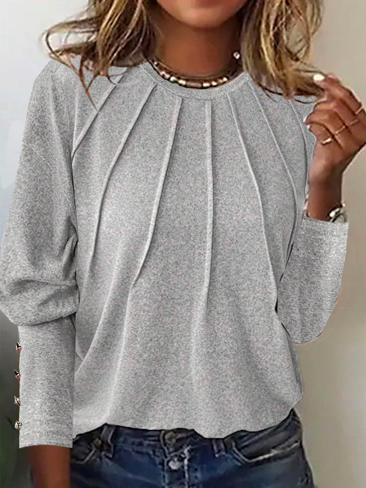 Gray Accent Long Sleeve Shirt