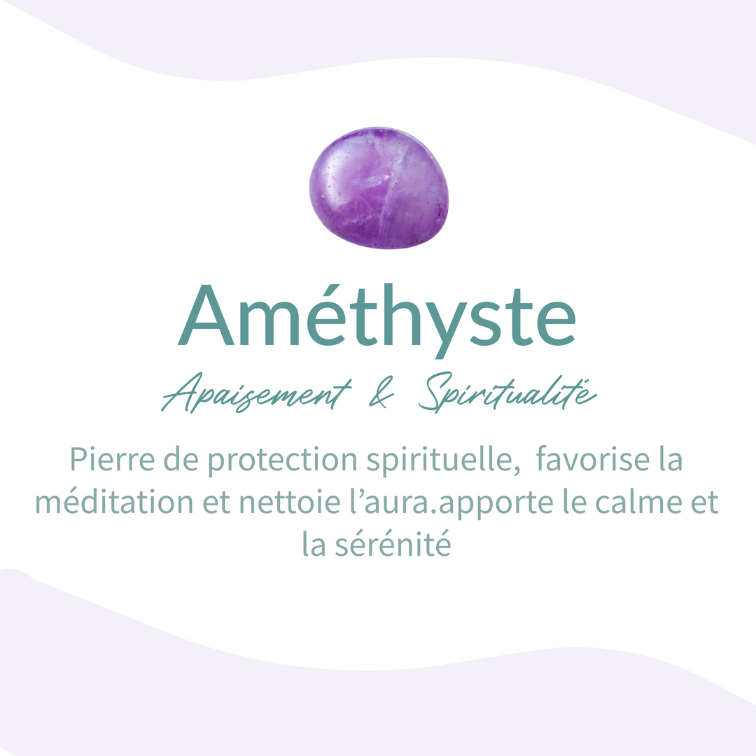 "Circle of Light" Lamp in Amethyst