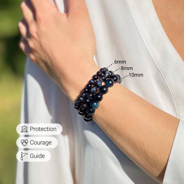 "Guardian Angel" Bracelet in Hawk Eye