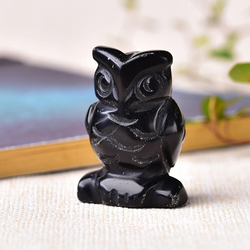 Animal Totem Owl in Natural Stone