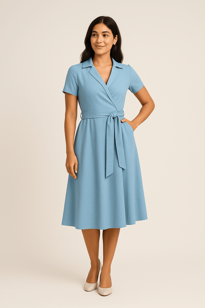 SOHO | Women's Off-Shoulder A-Line Dress for Special Occasions Light & Airy