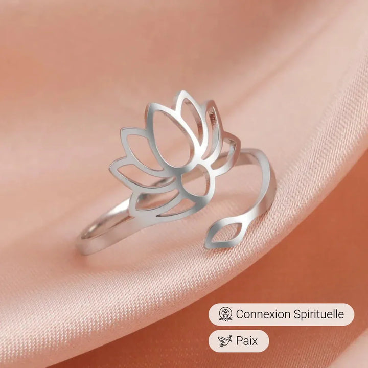 Adjustable Divine Lotus Ring