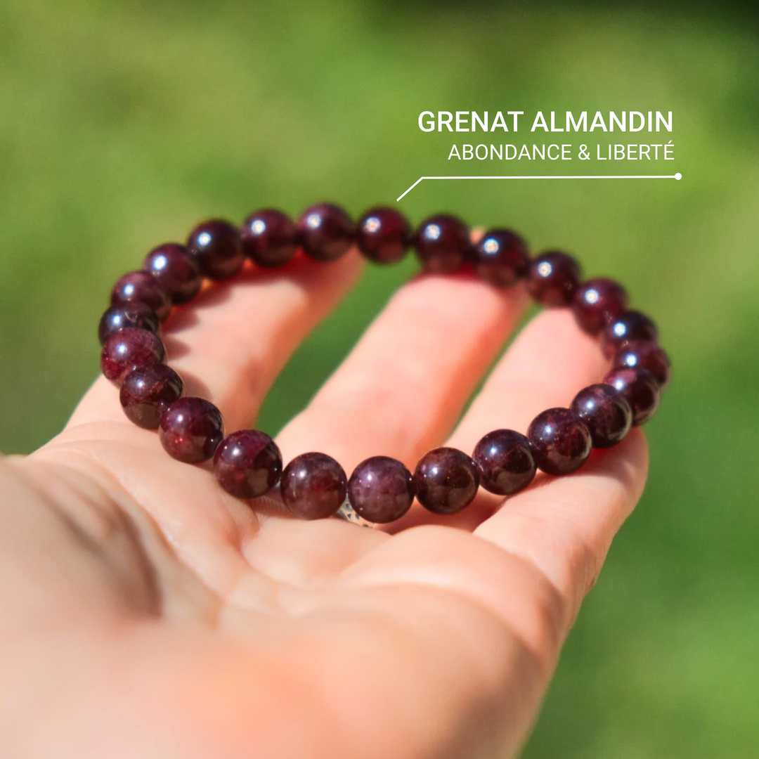 "Force de Life" Bracelet in Almandine Garnet