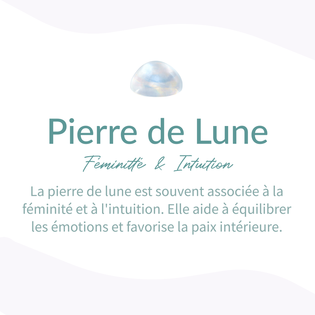 "Intuitive Moon" Ring in Moonstone & Silver