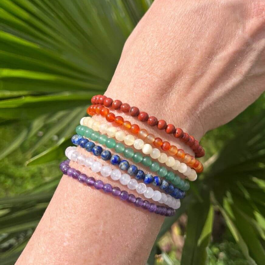 "Opening of the 7 Chakras" Natural Stone Set