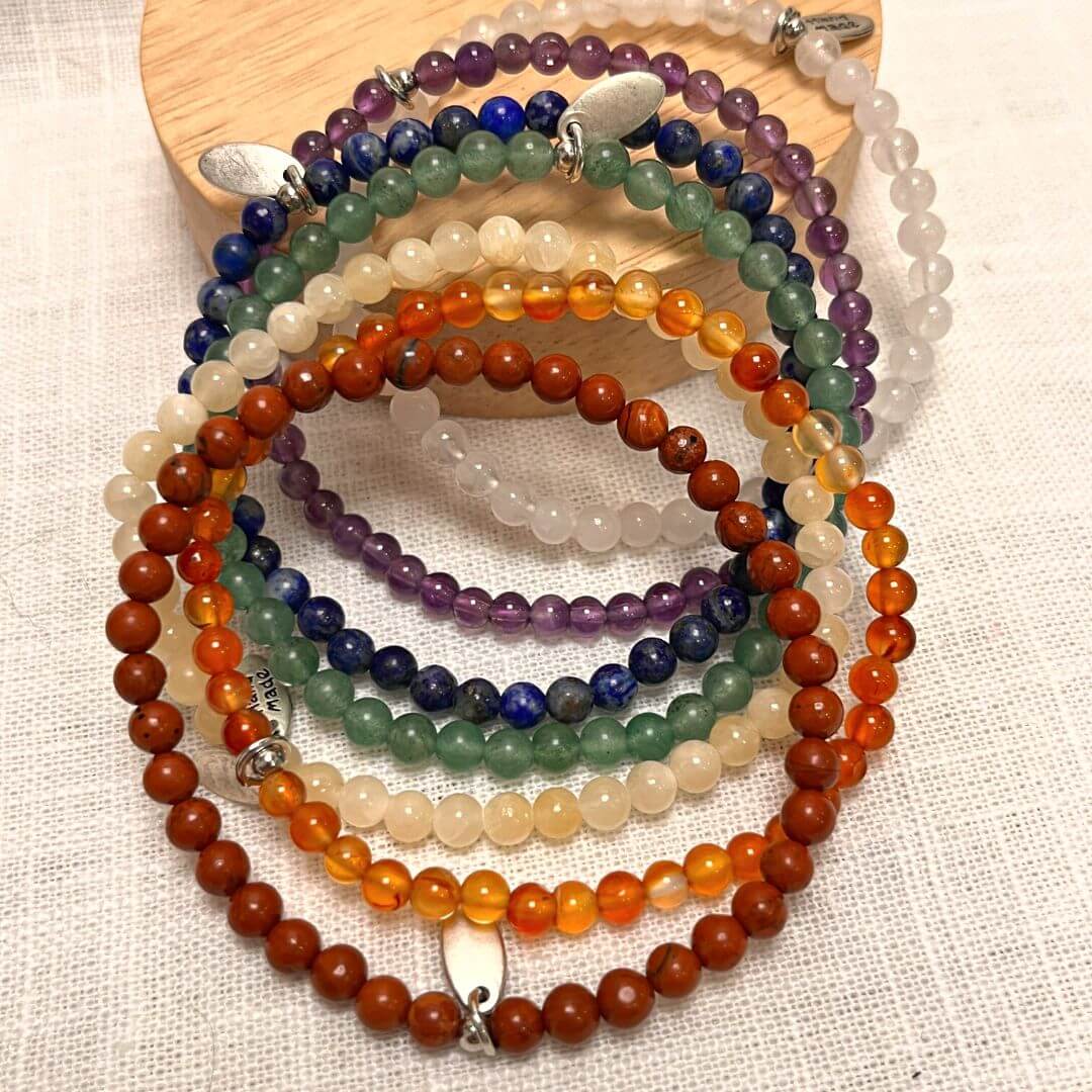 Set "Opening of the 7 Chakras" in Natural Stones