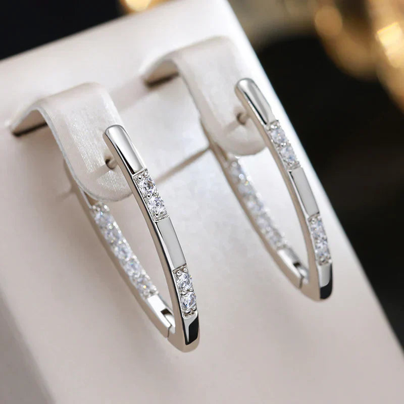 Sylvia Eleganta Zirconia Earrings