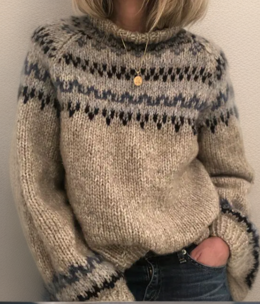 Layla | Cozy Retro Sweater