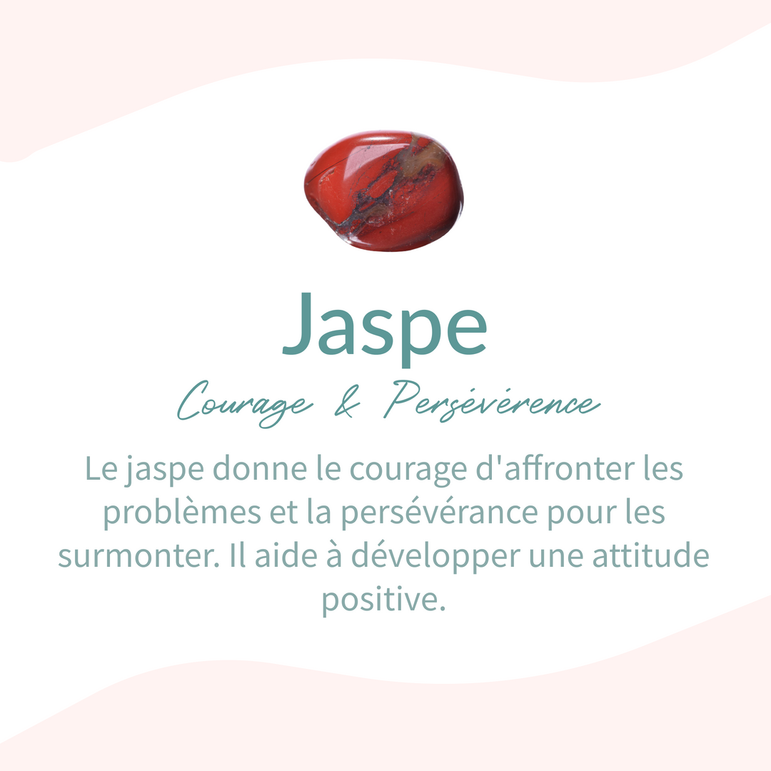 "Larme Ethnique" Jasper Earrings