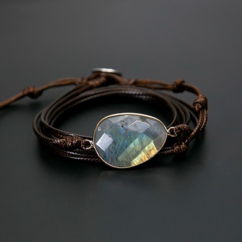 "Libération" Bracelet in Labradorite
