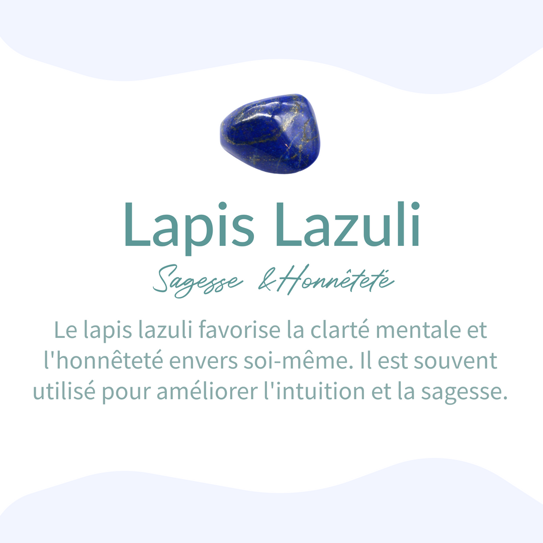 Adjustable Ring "Celestial Harmony" in Lapis Lazuli