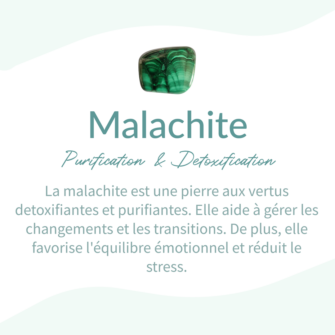 Adjustable "Heart Protection" Ring in Malachite & Silver