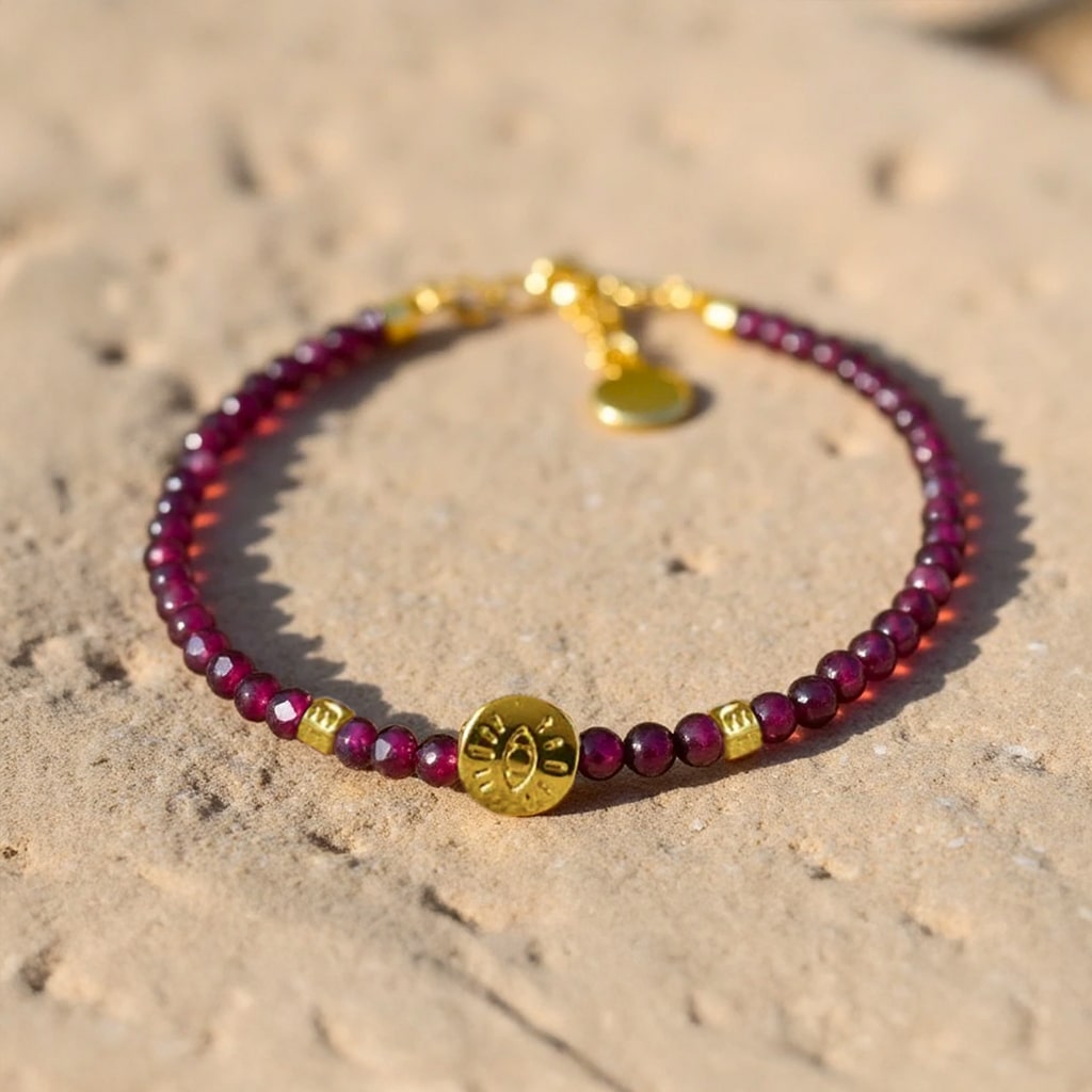 "Protective Link" Bracelet in Natural Stones