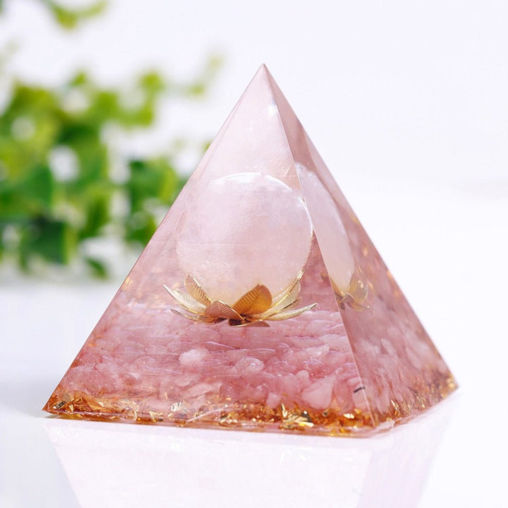 Orgonite "Heart Opening" in Rose Quartz