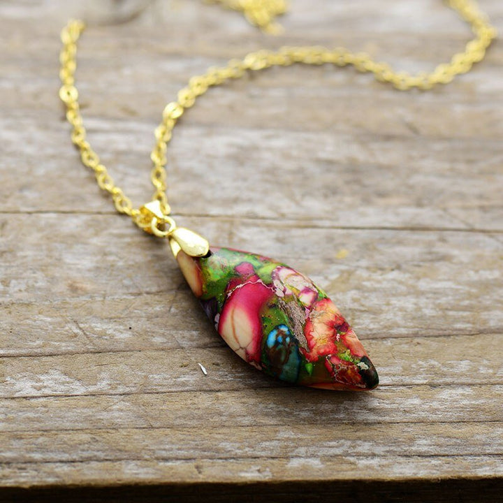 Harlequin Jasper Pendant