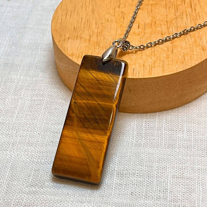 "Elegance & Power" Pendant in Natural Stone