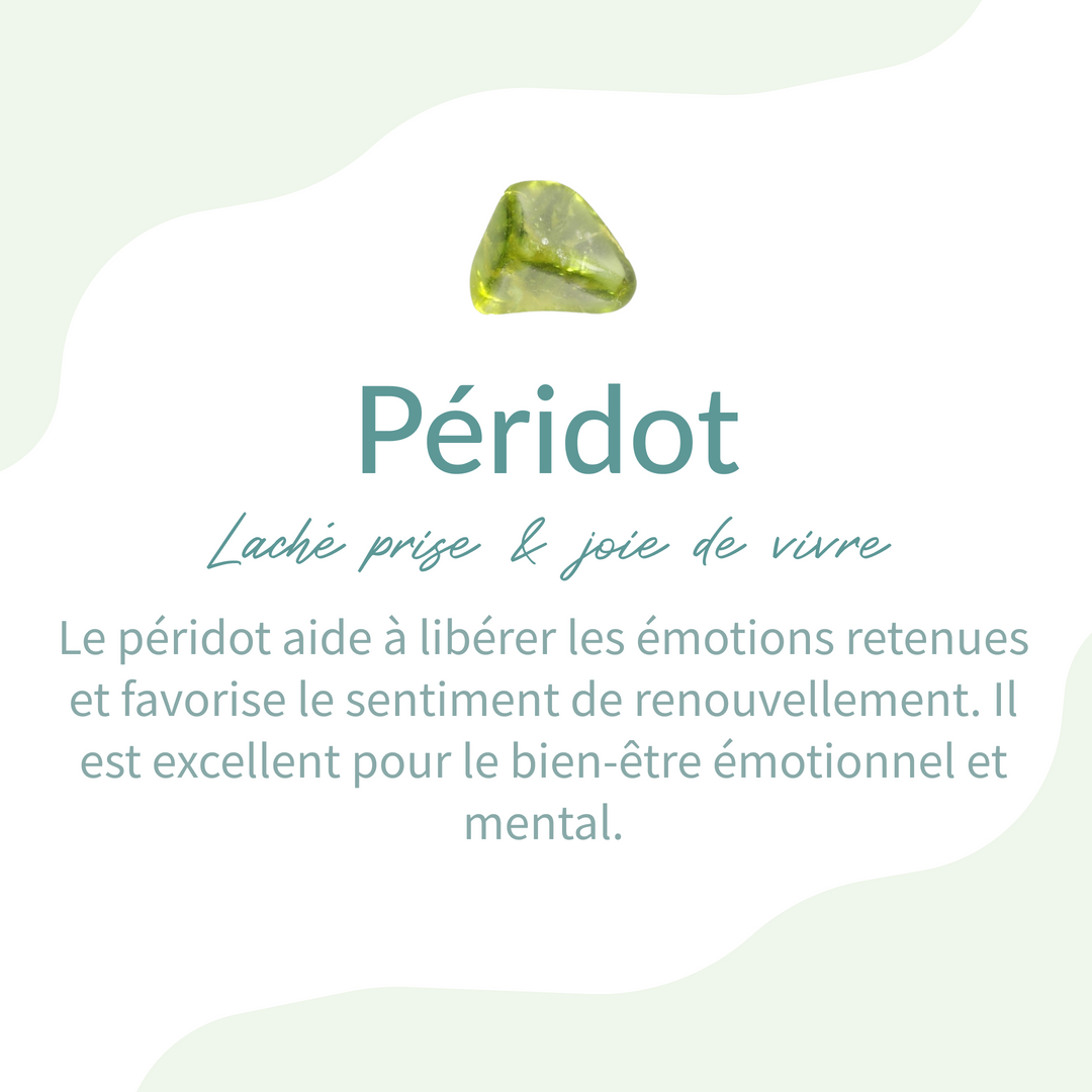 "Clarity of Mind" Adjustable Ring in Peridot