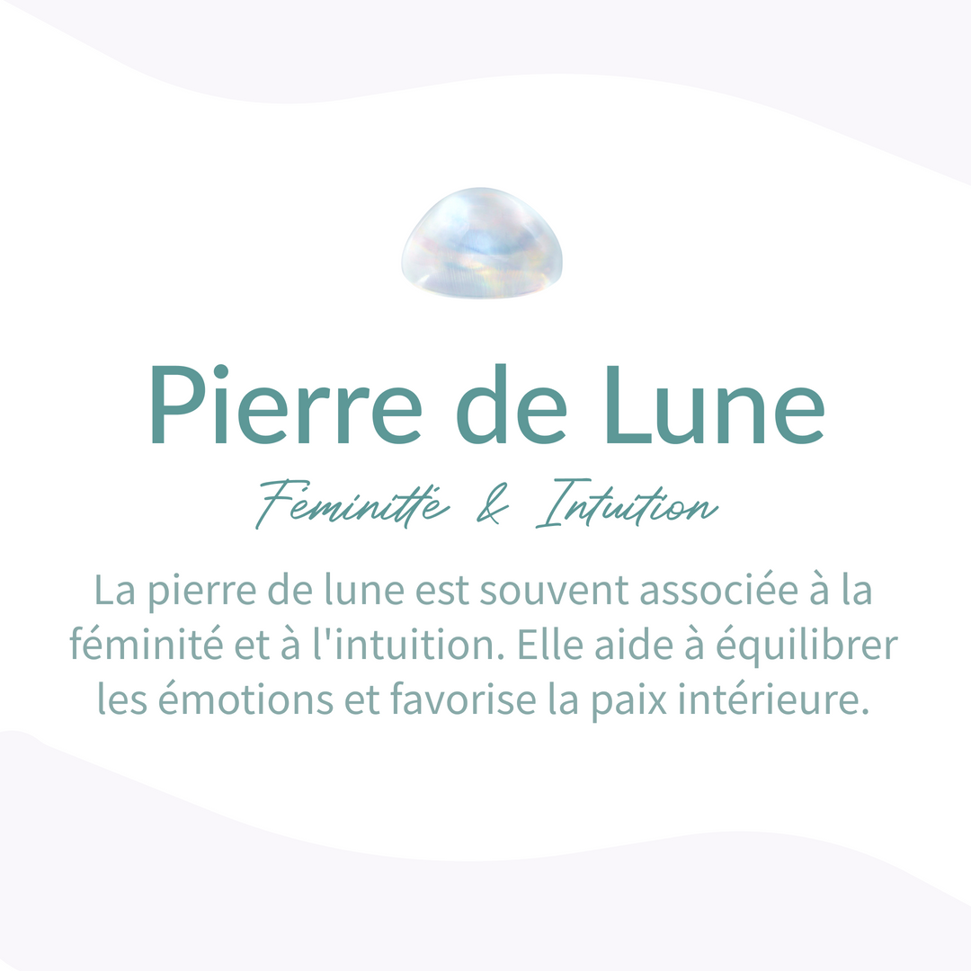 Adjustable Ring "Astral Softness" in Moonstone