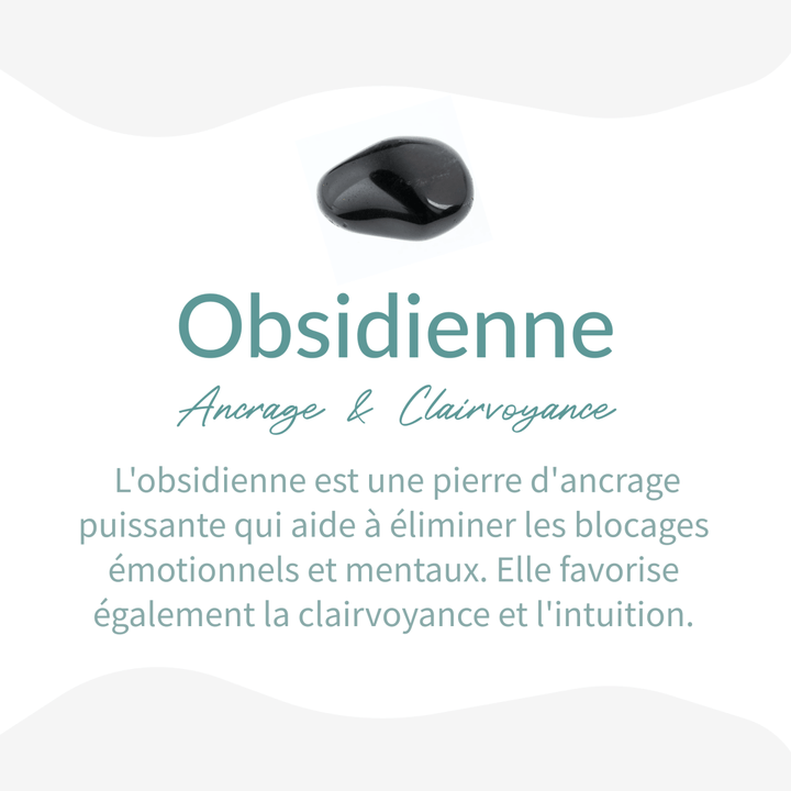Black Obsidian Protective Point