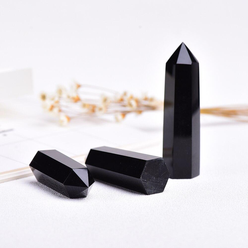 Protective Point in Black Obsidian