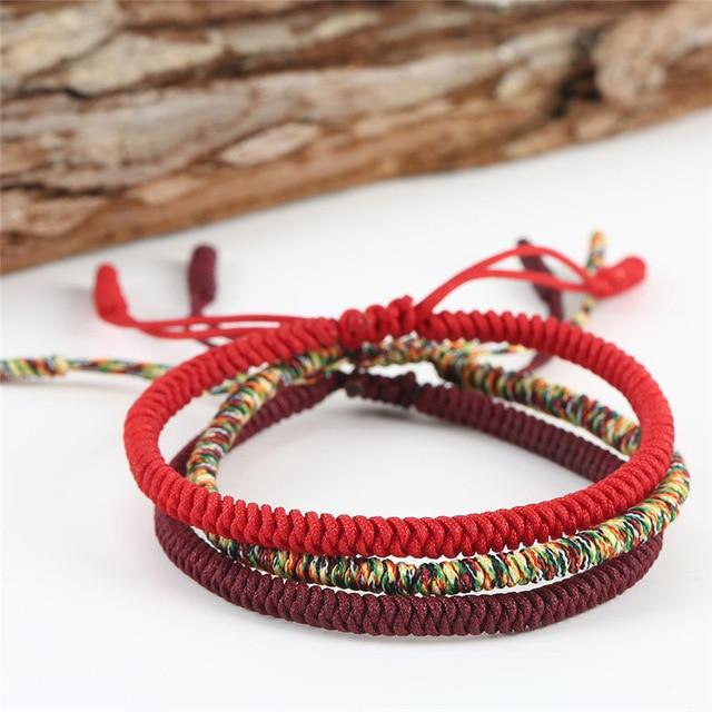 Tibetan "Lucky Charm" Bracelets Trio