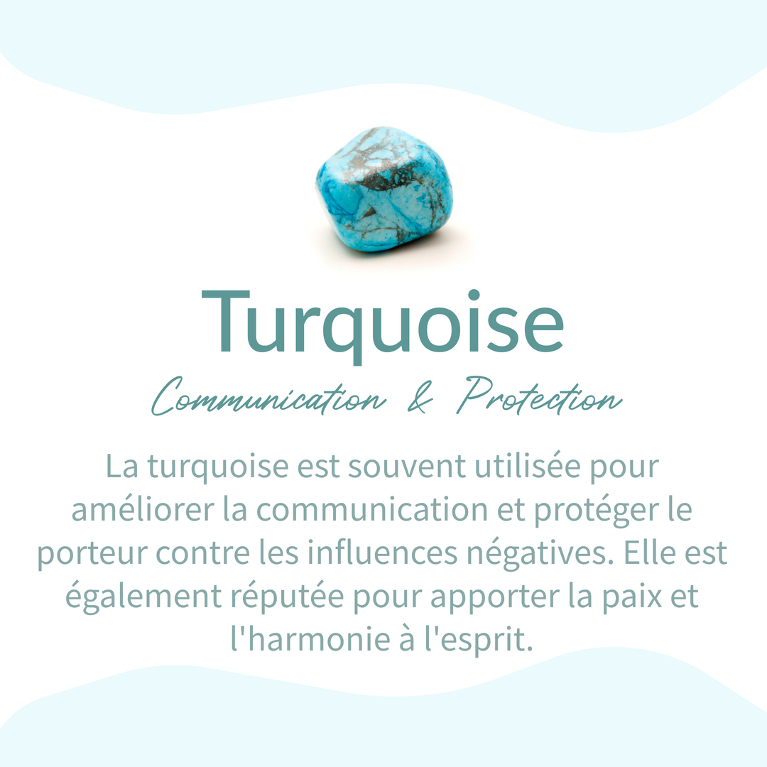 "Eau Céleste" Pendant in Turquoise