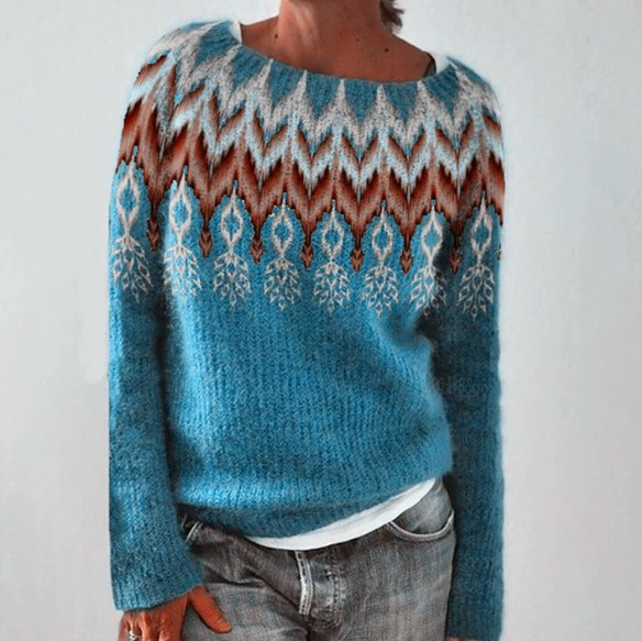 Indira | Cozy Retro Sweater