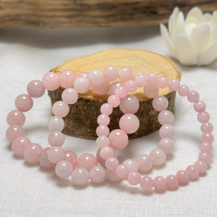 "Unconditional Love" Bracelet in Rose Quartz